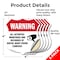 Signmission Video Surveillance Shield Label Set Warn, 4 inch X 4 inch, Vinyl Decal, 5PK SHI-D-5PACK-4-467 - alternate 5