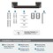 Amerock Blackrock Oil Rubbed Bronze Contemporary Pivoting Double Post Toilet Paper Holder BH36001ORB - alternate 5