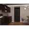 Vdomdoors Aluminum Door Iron 0188 Black Entry Steel Metal Classic Painted 36 x 94 (36 x 80+14)-Left Inswing IRON0188EXD-BLK-W36xH80+14-LH-I - alternate 4