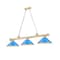 Z-Lite Cordon Heritage Brass 3 Light Billiard 2306-3HBR-MEB - alternate 1