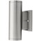 Sunlite 8in. Brushed Nickel LED Outdoor Tubular Wall Sconce Light Fixture, 1800 Lumens, 30K/40K/50K 49205-SU - alternate 2