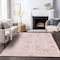 Homeroots 10' X 14' Pink Purple And Gray Oriental Washable Indoor Outdoor Area Rug 598069 - alternate 9