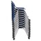 Regency Rico Classroom Training Mobile Stack Chair Armless - Navy Blue, 11PK K305-NV-11PK - alternate 5