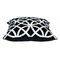 Homeroots 20" Black Geometric Cotton Throw Pillow 529284 - alternate 6
