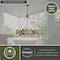 Vaxcel Breckenridge 6 Light Bronze Rustic Antler Chandelier Natural Rope Accent H0261 - alternate 7