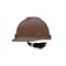 Msa Safety V-Gard Slotted Cap, HDPE, Fas-Trac III Suspension, Type I, Class E, Brown (standard size) 495854 - alternate 1