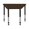 Regency Adjustable Height Kids Learning School Desk, 36 in W X Wood, Metal, Neo Walnut TSD362319NW - alternate 7