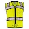 Dome75 Hi-Vis Heavy Duty Safety Vest MD Class ANSI/ISEA 107-2020 Class 2 , Reinforced Front Zipper 1 OV6124 - alternate 7