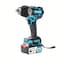 Edendirect High Torque Cordless Electric Impact Wrench 600Nm with Adjustable Speed and 1/2 Hog Ring Anvil IR-TB82 - alternate 1