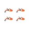 Keeper -610' x 1" Ratchet Tie-Down with S-Hook, Orange, 4PK 05508-V - alternate 4
