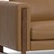 Homeroots 83" Brown Leather Sofa 641134 - alternate 6