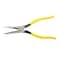 Klein Tools 8 7/16 in D203 Needle Nose Plier, Side Cutter Plastic Dipped Handle D203-8 - alternate 16