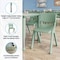 Flash Furniture 5 PC Plastic Activity Table and 4 Chairs Set, 10.5 inSeat Height-Sage YU-YCY-060-0034-RECT-TBL-SAGE-GG - alternate 9