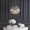 Jonathan Y Georgina 12" Crystal/Metal LED Pendant, Antique Brass JYL6110A - alternate 15