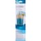 Princeton RealValue Brush Set, Gold Taklon Bristles, Short Handle Mixed Media Paintbrush, 4-Piece Set, 3PK PR9170 - alternate 3