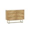 Homeroots 47" Brown Solid and Manufactured Wood Six Drawer Dresser 590275 - alternate 10