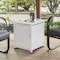 Leisuremod Walbrooke White Patio Square Tank Holder, White WH20W - alternate 9