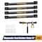 Powertec Magnetic Tool Holder Strip 12", Metal Magnet Tool Bar Organizers, 4PK 71965 - alternate 1