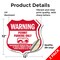 Signmission No Parking Without Permit Shield Sign Wa, 12 inch X 12 inch, Vinyl Decal, 2PK SHI-D-2PACK-12-398 - alternate 4