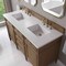 James Martin Vanities Brittany 60" Double Vanity, Pecan w/ 3 CM White Zeus Silestone Top 655-V60D-PCN-3WZ - alternate 5