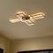 Jonathan Y Palco 39" Contemporary Minimalist Metal Adjustable Dimmable Geometric Integrated LED Flush Mount, Bla JYL7152A - alternate 15