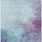 Homeroots 3' X 5' Sky Blue And Purple Abstract Washable Indoor Outdoor Area Rug 604839 - alternate 8