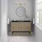 James Martin Vanities Emmeline 48" Single Vanity, Pebble Oak, w/ 3 CM Phantome Eclos Top D100-V48-PBO-3PHT - alternate 10