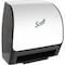 Scott Electronic Slimroll Towel Dispenser, White, for Scott Orange Core Towels, 11.8" x 12.35" x 7.25" 47259 - alternate 1