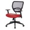 Space Seating 55 Series AirGrid Back Managers Chair, Dillon Lipstick 5500-R100 - alternate 7