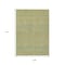 Homeroots 9' X 12' Wheat And Sage Striped Washable Indoor Outdoor Area Rug 615678 - alternate 9