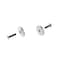Quiet Glide 8.06 ft. White Oak Sunburst Wheel Polished Chrome Rolling Hook Removable Ladder, 12 ft. Rail QG.510-8WO-12-H.04 - alternate 9