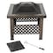 Pure Garden 26-inch Wood Burning Fire Pit, Bronze 50-154 - alternate 7