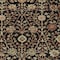 Homeroots 8' X 10' Black Brown And Red Floral Washable Indoor Outdoor Area Rug 603404 - alternate 9