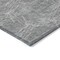 Homeroots 8' Gray And Ivory Round Geometric Washable Indoor Outdoor Area Rug 614073 - alternate 9