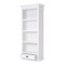 Homeroots White Solid Wood Four Tier Bookcase 397125 - alternate 7