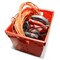 Flipside Corrugated Postal Storage Tote, 18-1/4 in L x 13-1/4 in W x 11-3/5 in H, Red, Plastic, 4 PK 40122 - alternate 6