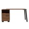 Homeroots 56" Brown and Black Computer Desk 403818 - alternate 1
