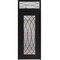 Vdomdoors Aluminum Door Iron 1600 Black Entry Steel Metal Classic Painted 36 x 94 (36 x 80+14)-Left Inswing IRON1600EXD-BLK-W36xH80+14-LH-I - alternate 1