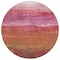 Homeroots 8' Blush Mauve And Rust Round Abstract Washable Indoor Outdoor Area Rug 618132 - alternate 8