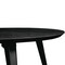 Leisuremod Round 47 in W, 30 in L, MDF/Metal, Ebony RTM47BL - alternate 6