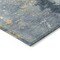 Homeroots 9' X 12' Graphite And Gold Abstract Washable Indoor Outdoor Area Rug 618506 - alternate 9