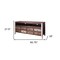 Homeroots 61" Brown Solid Wood Cabinet Enclosed Storage Distressed TV Stand 528734 - alternate 5