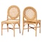 Bali & Pari Oxford Natural Rattan Dining Chair 260-2PC-14176-ZORO - alternate 1