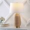 Jonathan Y Chakrii 25" Rustic Bohemian Iron/Rattan LED Table Lamp with Pull-Chain, Brass Gold/Light Brown JYL4044A - alternate 8