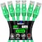Maximm Cat6 Ethernet Cable 4ft 10Gbps 550MHz UTP, 6PK, Green, 6PK CAT6CCA-4GN-6PK - alternate 1