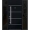 Vdomdoors Steel Door Deux 6083 Black Enamel 2 Sidelight Exterior Windows Sidelites/ Stainless Inserts Entry D DEUX6083EXD-BLK-W16+36+16 x H80-LH-I - alternate 3