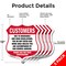 Signmission Restricted Area Shield Sign Customers Du, 12 inch X 12 inch, Aluminum Metal Sign, 5PK SHI-A-5Pack-12-458 - alternate 5