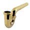 Kingston Brass 1-1/4, or 1-1/2 x 1-1/2 in. P-Trap without Flange, 13-1/16 in. Length, 18 Gauge, Polished Brass CC1242 - alternate 1