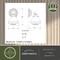 Vaxcel Huntley 1 Light Satin Nickel Farmhouse Schoolhouse Bathroom Wall Fixture W0167 - alternate 7