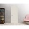 Vdomdoors Interior Solid French Door 18" x 80" inches / Mela 7001 Painted Creamy / Single Regular Panel Frame MELA7001ID-CRF-18 - alternate 1